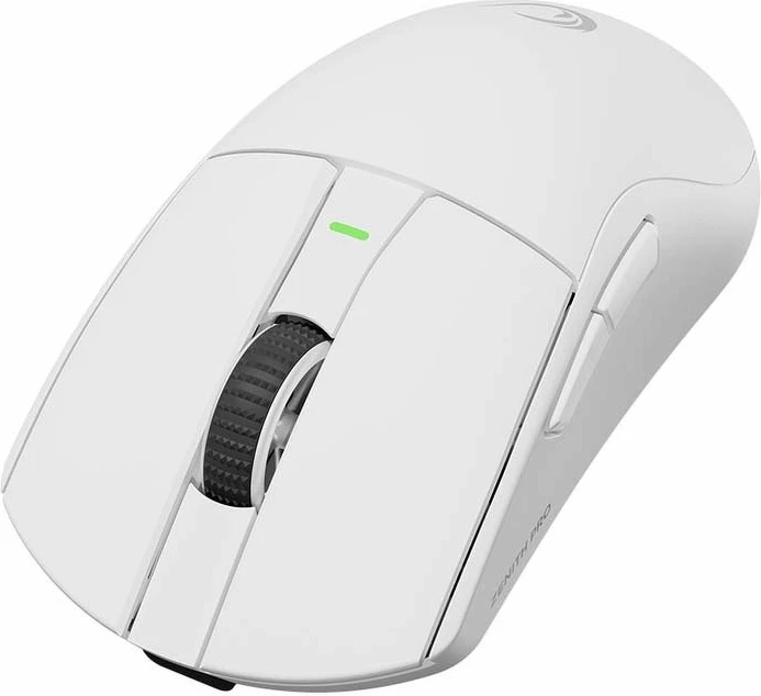 Maus gaming Rampage Zenith Pro (ZENITHPRO-WHITE) 26000 DPI PAW3395 4KHz BT 5.2/2.4G/USB-C, i bardhë, me receiver 4KHz