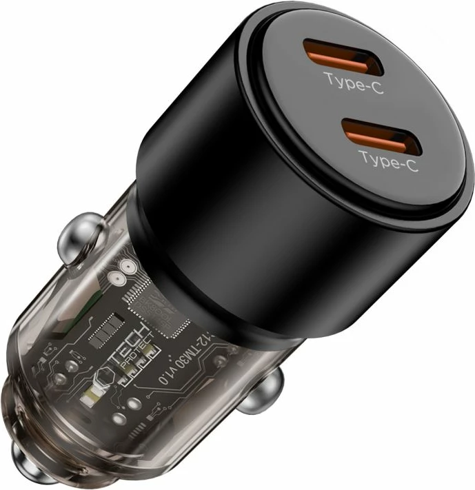 Karikues makine Tech-Protect CC03, 2 porta USB-C, 100W, i zi