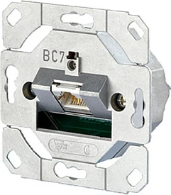 Prizë rrjeti METZ CONNECT BTR NETCOM 130C371200-I, RJ-45, Cat 6a, 1 port, stainless steel