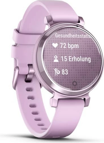Smartwatch Garmin Lily 2, ekran me prekje, GPS, 5 ditë bateri, rrip silikoni rozë