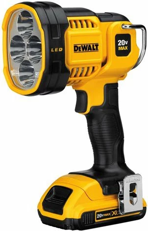 Llambë pune pa kabllo DeWalt DCL043-XJ 1000 lm 18V XR Li-Ion LED IP54, verdhë/zezë, pa bateri/pa karikues