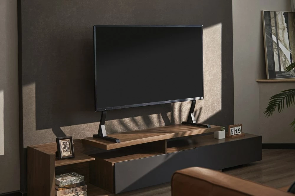 Mbajtëse tavoline për TV Gembird TVS-D90F-01, 45-90", e zezë