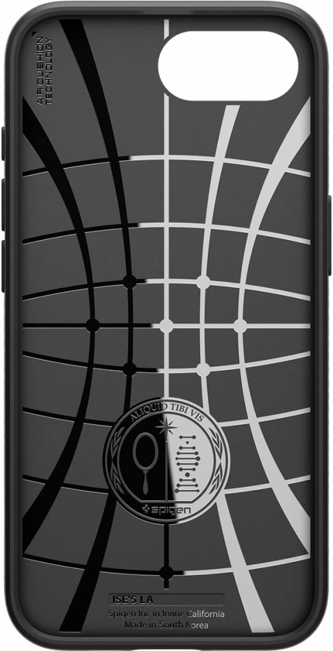 Mbështjellës Spigen Liquid Air për iPhone 16e, i zi mat