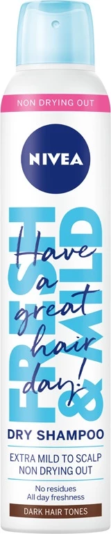 Shampon i thatë Nivea Fresh Revive për femra për bruneta 200ml