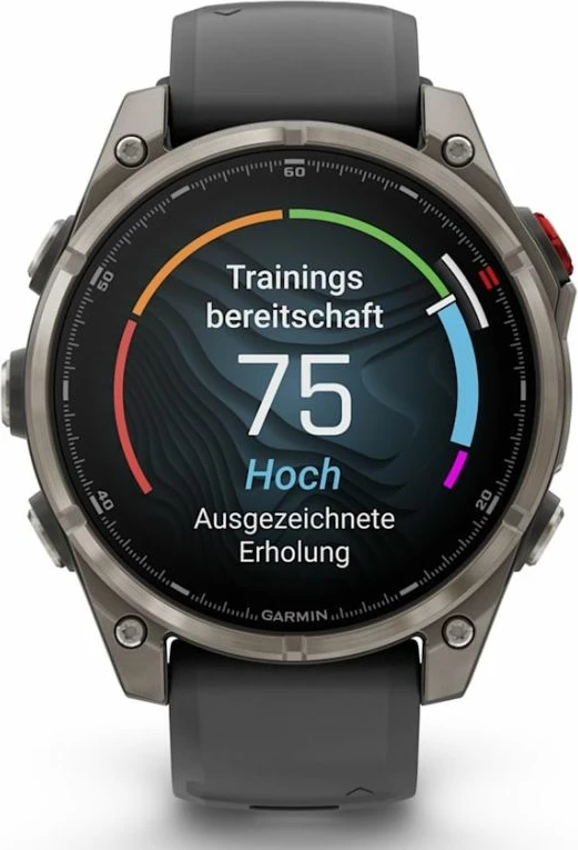 Orë sportive Garmin Fenix 8 PRO AMOLED 47mm Sapphire Titanium, e zezë