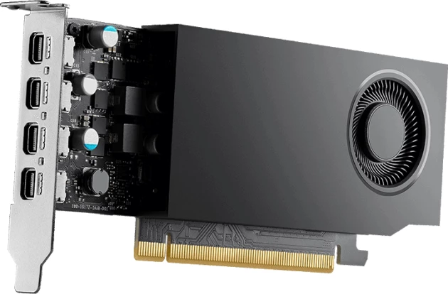 kartelë grafike PNY NVIDIA RTX A400 4GB GDDR6 PCIe 4.0, e zezë