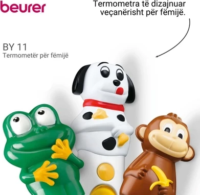 Termometër Beurer BY 11 Monkey, e verdhë/kaftë
