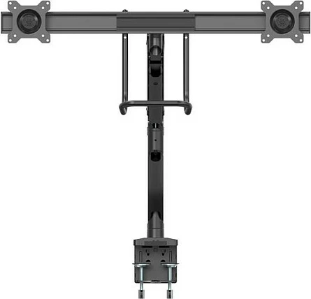Krah për 2 monitorë StarTech Dual Monitor Arm, VESA 75x75/100x100, clamp/grommet, deri 32", i zi