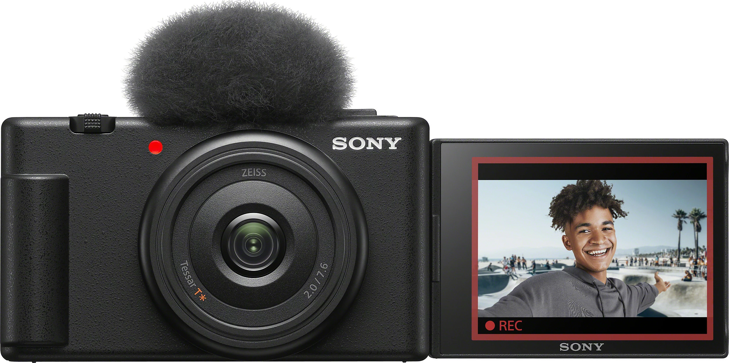 Kamerë kompakte Sony ZV-1F, 20.1MP, 4K UHD, ekran 3" me prekje, e zezë