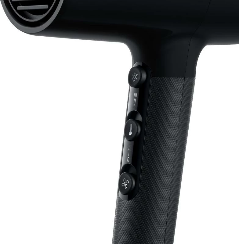 Tharëse flokësh Braun Haircare HD2 BRHD225E, e zezë me shkëlqim