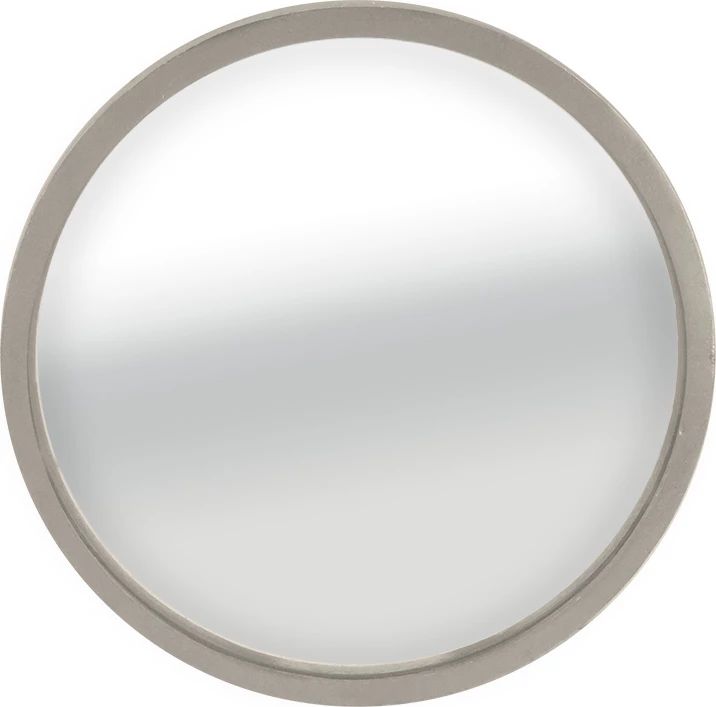 Pasqyrë muri CLAIR, ngjyrë argjendi, 36x36x3 cm