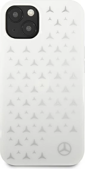 Mbështjellës Mercedes MEHCP13SESPWH për iPhone 13 mini 5.4", Stars Pattern, Bardhë