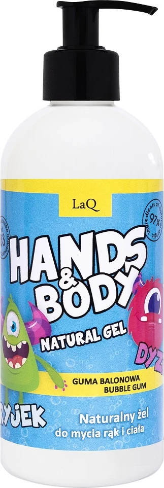 Xhel për duar dhe trup LaQ Dyzio I Ryjek unisex 300ml