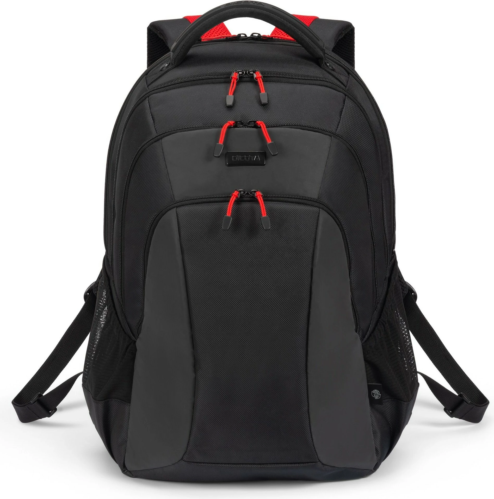 Shpinë DICOTA D32119-RPET, 16", Kasë për laptop, rPET, e zezë dhe e kuqe