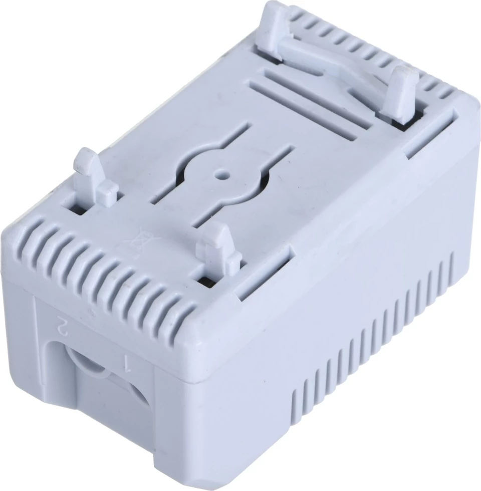 Termostat ALANTEC KTS, kontroll rrotullues, plastikë, gri