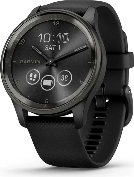 Smartwatch Garmin vivomove Trend 40mm, e zezë