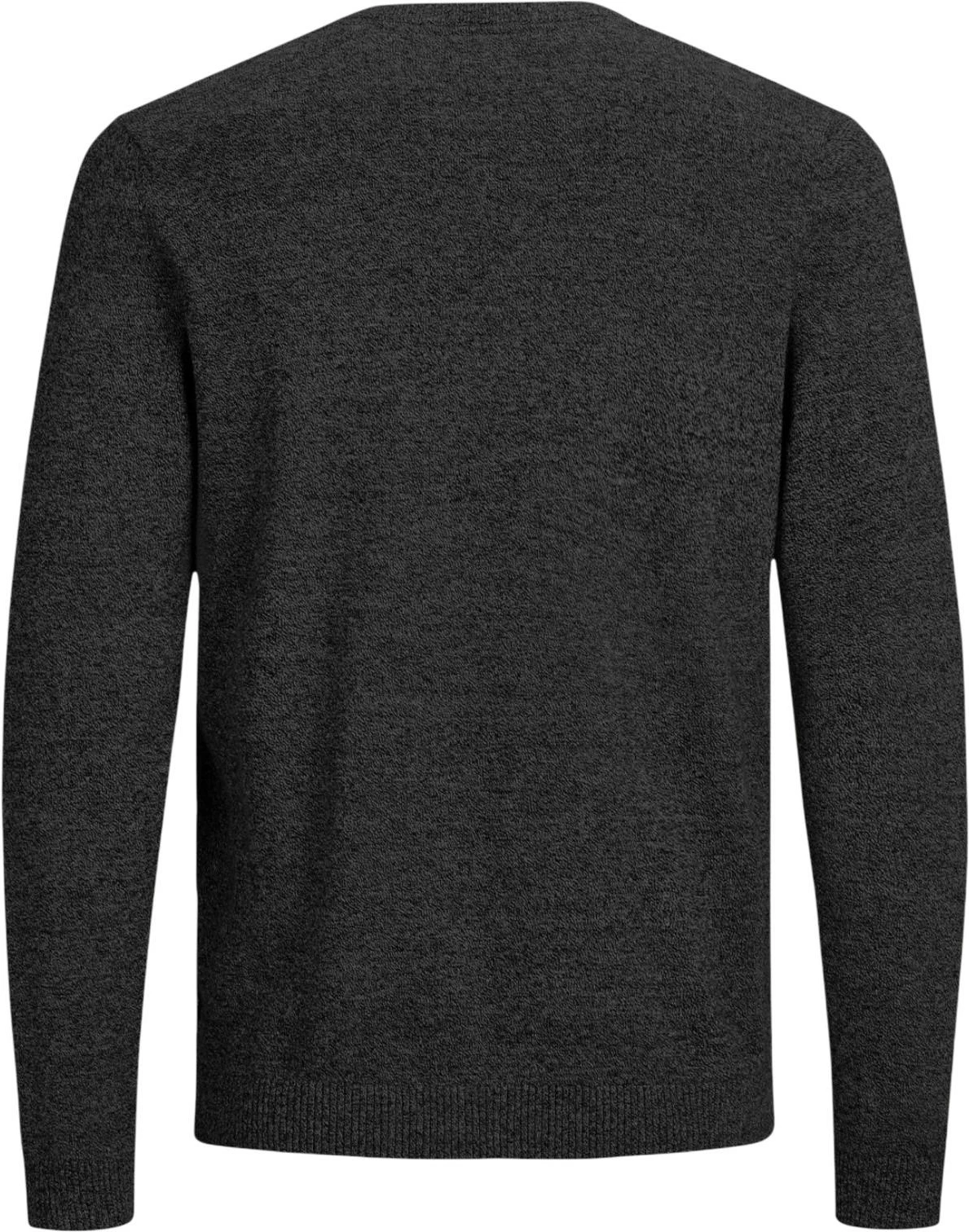 Xhemper për meshkuj Jack & Jones JJEBASIC KNIT V-NECK NOOS, gri e errët [Madhësia: XS]