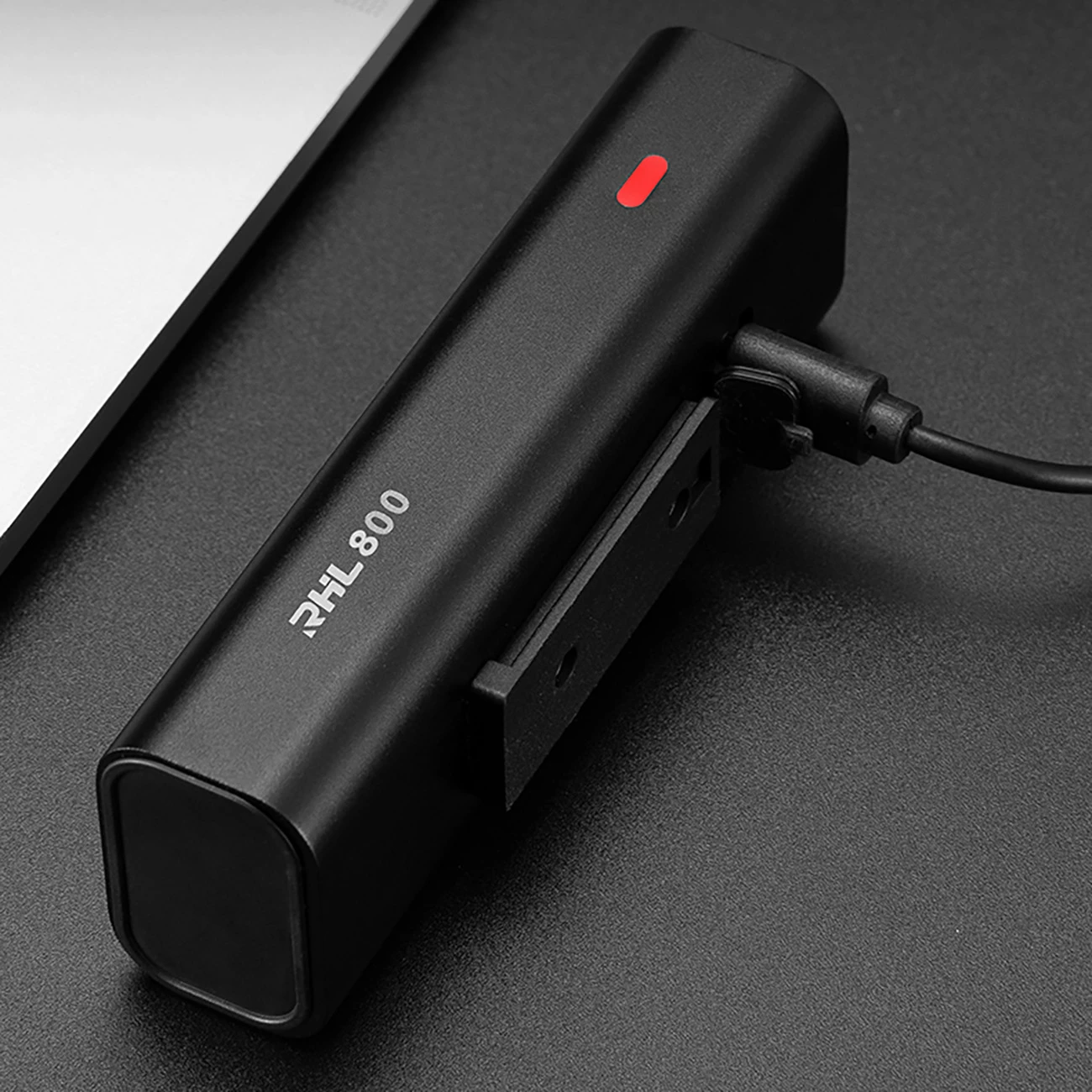 Dritë përpara biçiklete Rockbros 24710012001, 800 lm, 3000 mAh, USB-C, e zezë