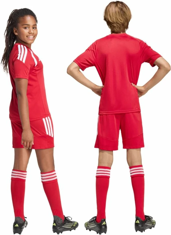 Shorce për fëmijë adidas, të kuqe [Madhësia: 140 cm]