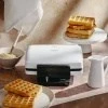Pjekës për waffle Adler AD 3085, 1800 W, i zi