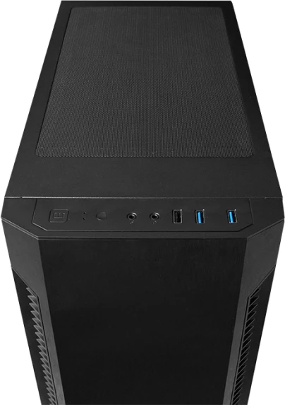 Kasë CHIEFTEC AS-01B-OP, Midi Tower ATX/Micro ATX/Mini-ITX, USB 3.2, pa furnizues rryme, e zezë