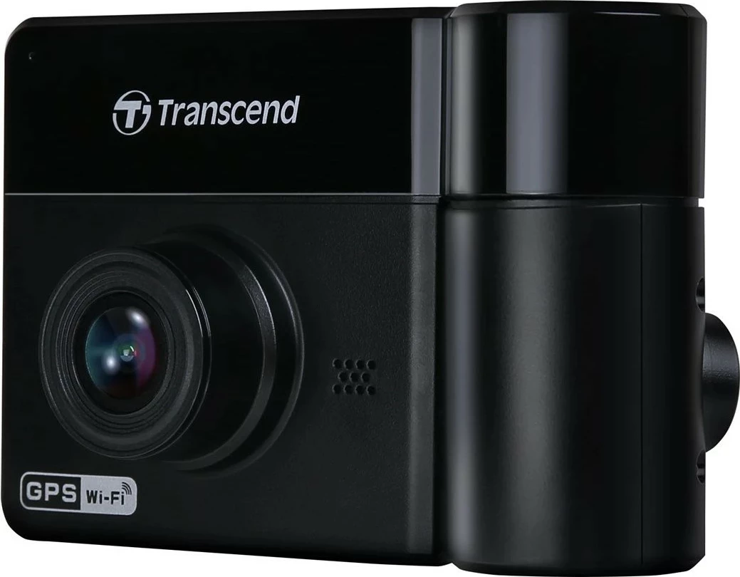 Dashcam Transcend DrivePro 550, 64GB, e zezë