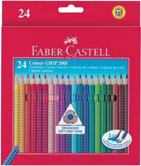 Lapsa ngjyrash Faber-Castell FC-112424 Colour Grip 24 copë (akuarel)