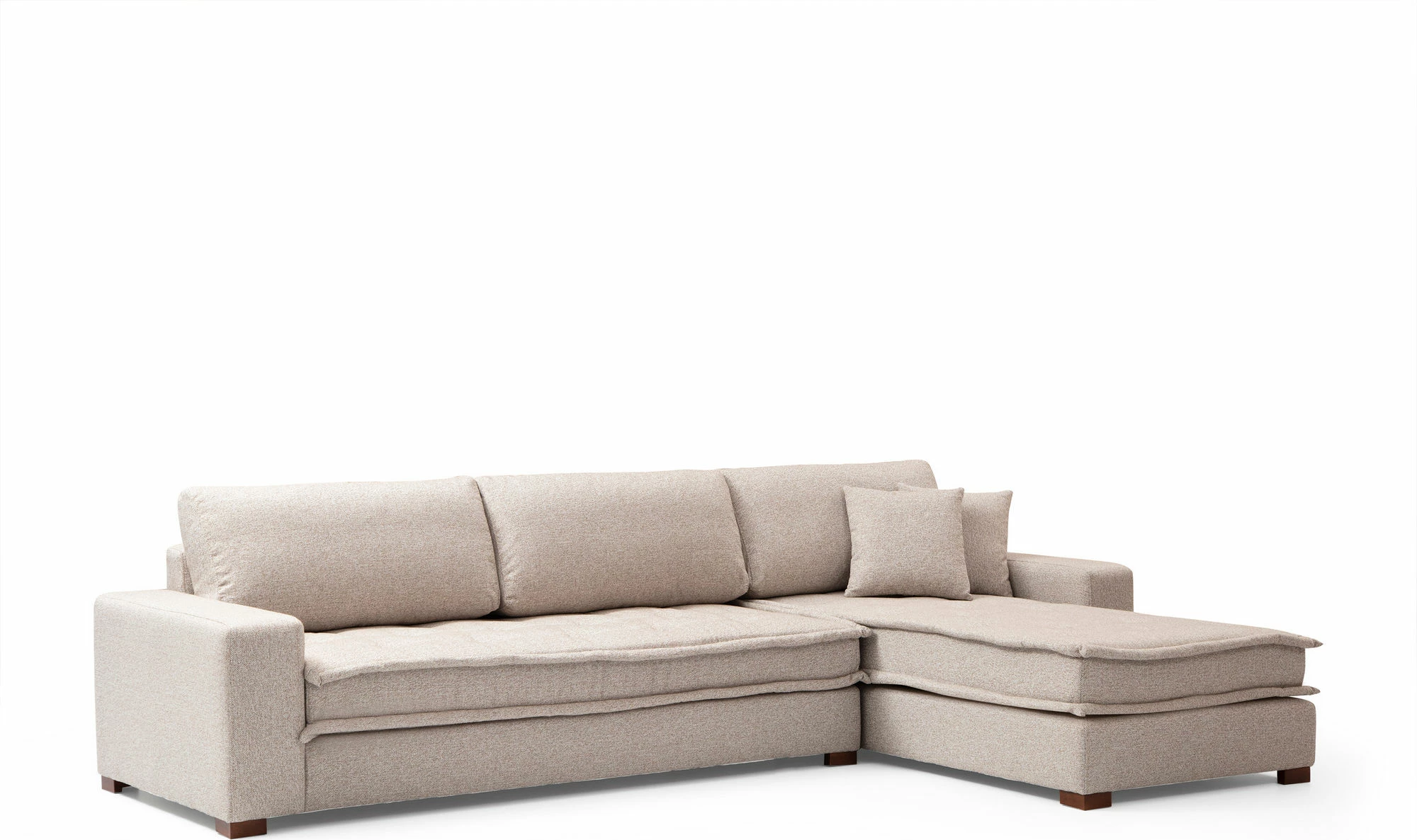 Këndare Lena, ngjyrë bezhë rëre, këndare me kënd, Atelier del Sofa (L3-CHL)