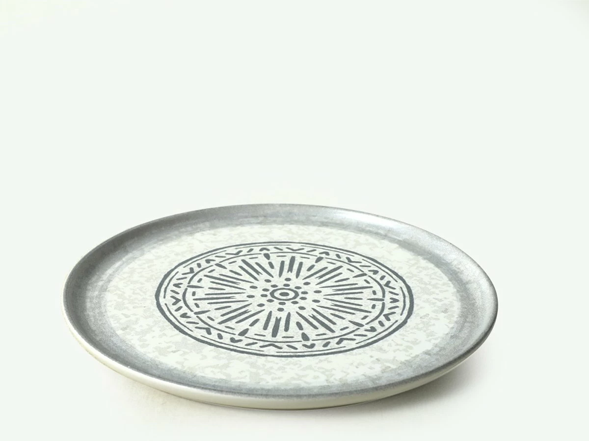 Set pjatash shërbimi (6 copë), Hermia Concept, ngjyrë e bardhë mat, 28cm