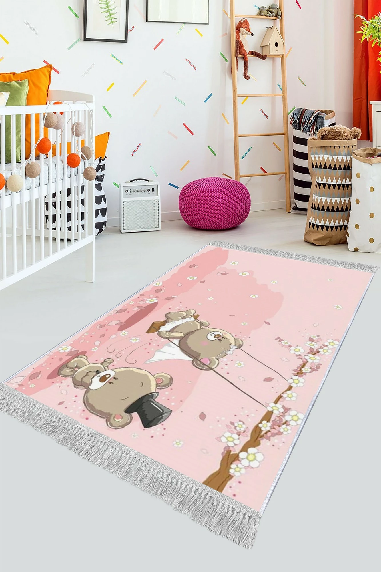 Qilim multikolor për fëmijë, Conceptum Hypnose, ELS519, 140x220cm