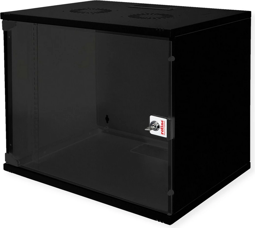 Kabinet rrjeti me mur ROLINE Basic 9U, 19 inç, 540x400 mm, i zi