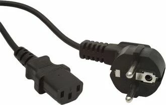Kabllo rryme Gembird PC-186-VDE-3M Schuko-IEC C13 3m 16A/230V, e zezë