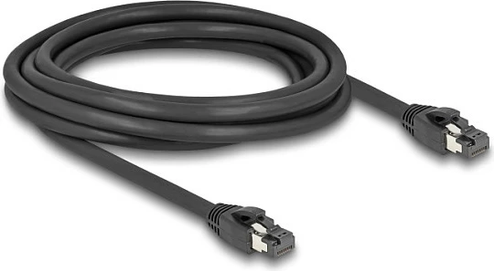 Kabllë rrjeti DeLOCK Cat8.1 S/FTP RJ45, 3 m, 40 Gbps, e zezë