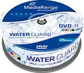 DVD-R MediaRange Water Guard 4.7GB 16x, 25 copë, i printueshëm