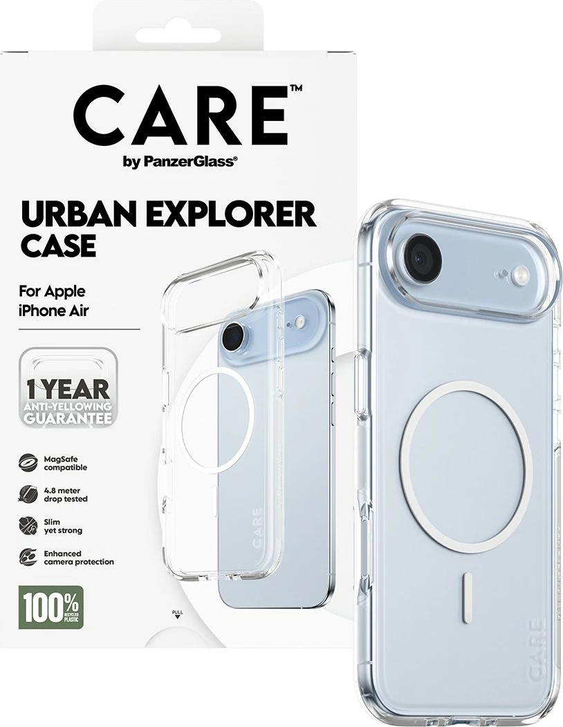 Mbështjellës PanzerGlass CARE by Flagship Case, transparent