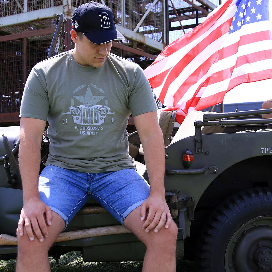 Bluzë T-Shirt Fostex WWII Series T-shirt Allied Star - Willys
