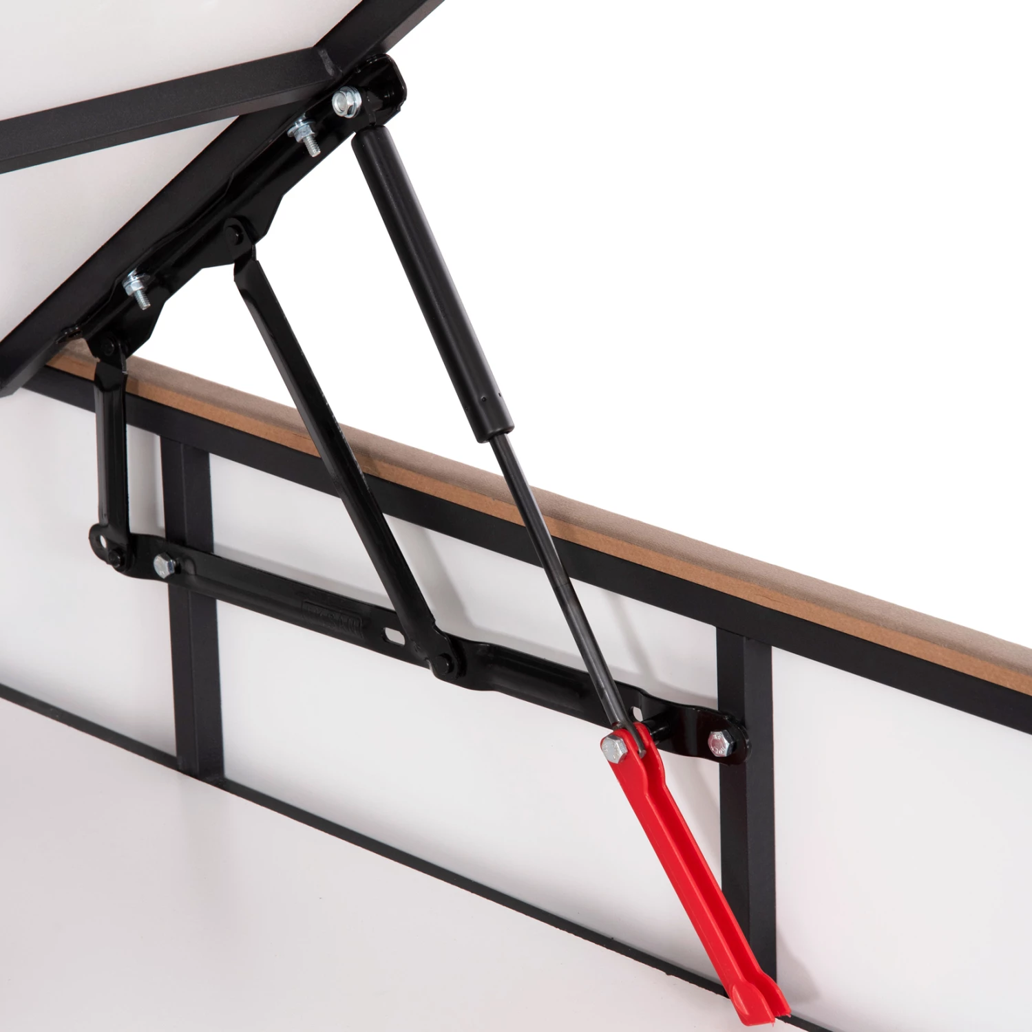 Krevat me hapësirë për depo, kadife bezhë, DREAMLET FH716, për dyshek 160x200cm