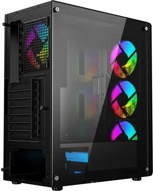 Kuti kompjuteri Gembird Fornax 400X midi-tower, e zezë