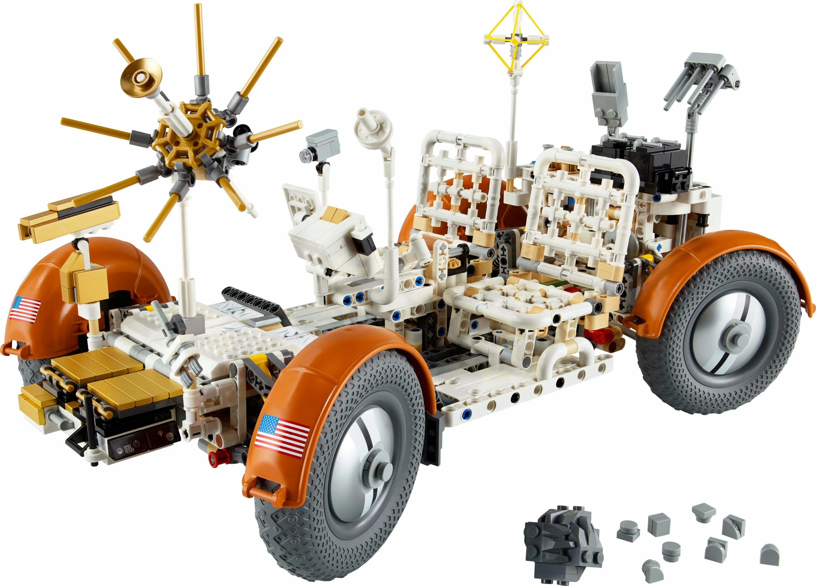 Set ndërtimi LEGO Technic NASA Apollo Lunar Roving Vehicle 42182, multikolor