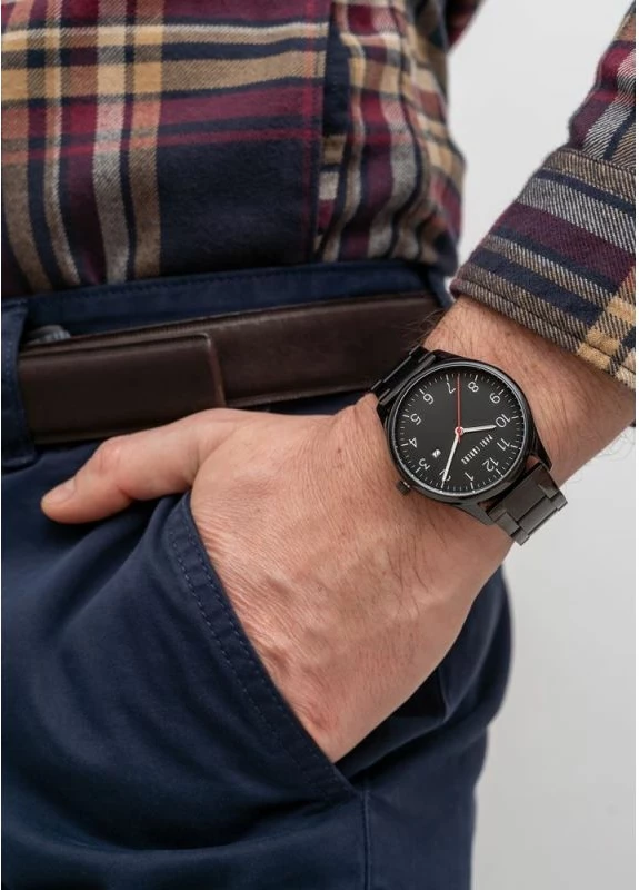 Orë dore për meshkuj Paul Lorens, e zezë