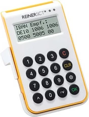 Lexues kartele REINER SCT cyberJack one, USB 2.0, ekran LCD, tastierë, bardhë/verdhë