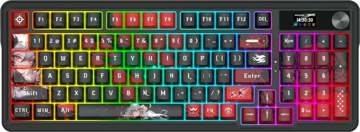 Tastierë mekanike Redragon ARTEMIS PRO, RGB, wireless/wired, 96%, black