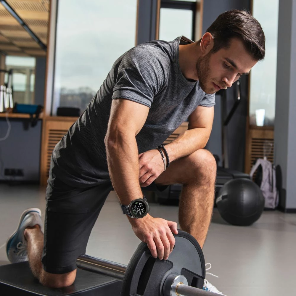 Rrip najloni për smartwatch Tech-Protect Nylon Pro Strap, për Garmin Fenix 5/6/6 Pro/7/8 (47mm), i zi