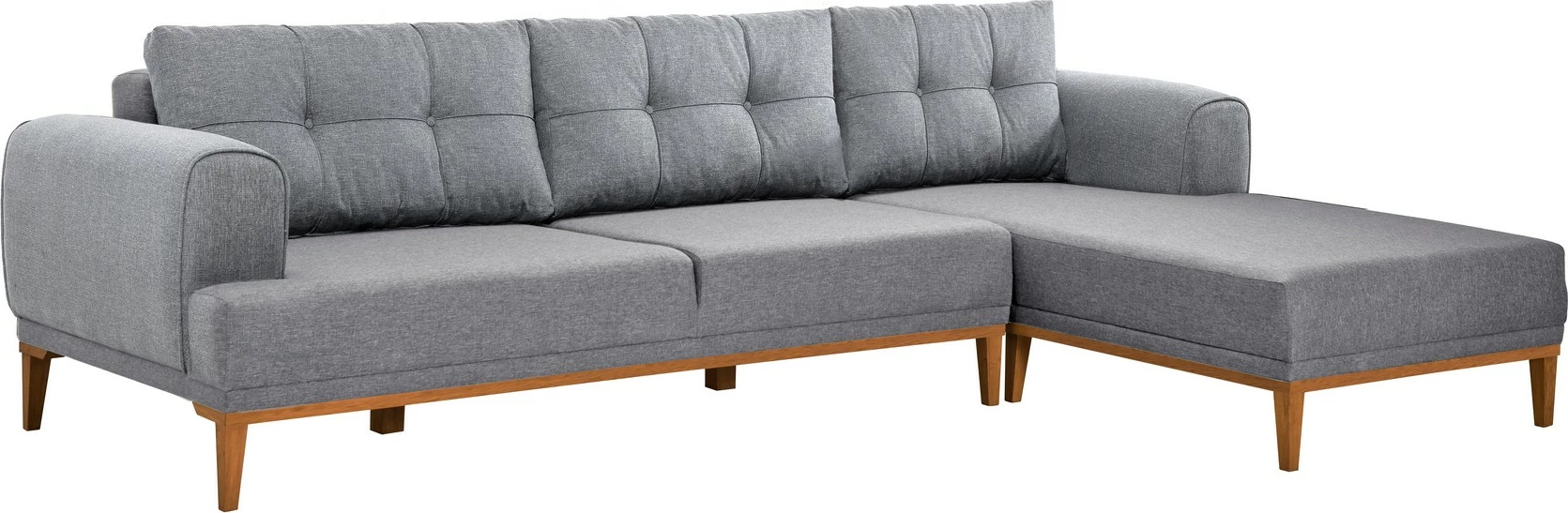 Kënd divan Atelier del Sofa, Vina Corner, ngjyrë gri, Atlantic Pine