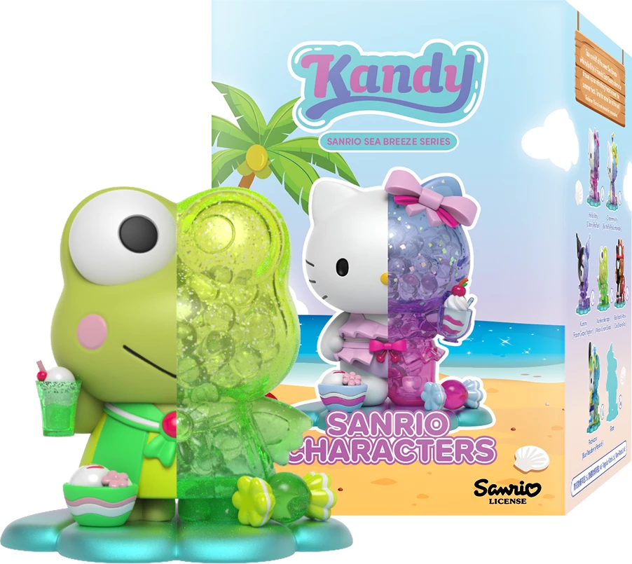 Figurinë koleksionuese Mighty Jaxx Kandy x Sanrio Sea Breeze Series, blind box (1 copë, figurë e rastësishme)
