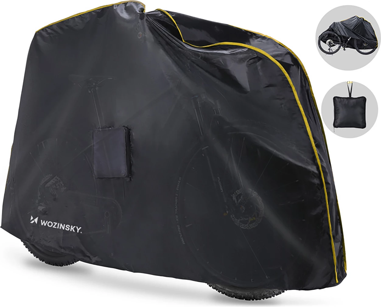 Mbulesë mbrojtëse për biçikletë/skuter Wozinsky WPP-01O 196 x 110.5 cm, poliestër 190D, e zezë