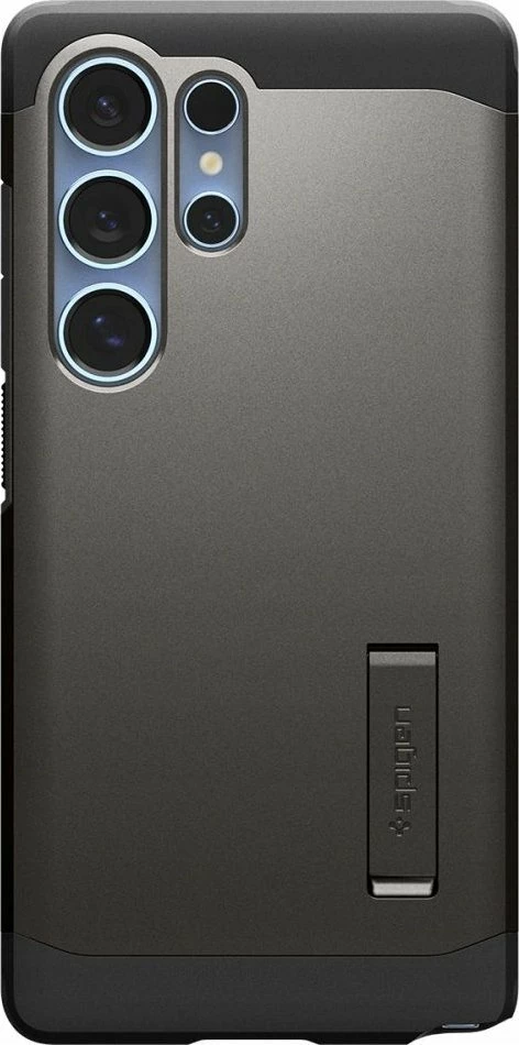 Mbështjellës Spigen Tough Armor MagSafe për Samsung Galaxy S25 Ultra, me mbajtëse, gunmetal gri