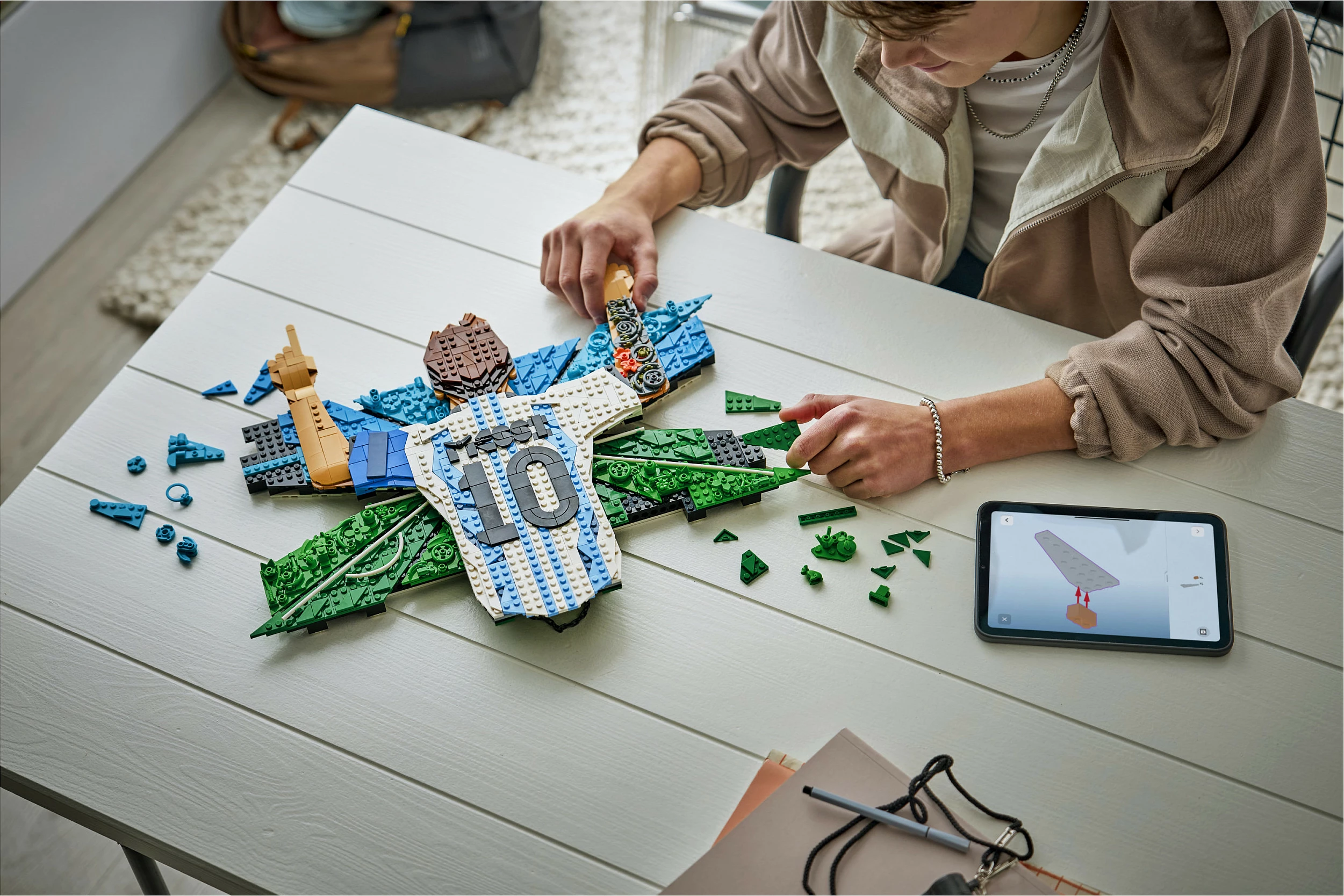 Set ndërtimi LEGO 43018 Lionel Messi Celebration, 1427 pjesë, shumëngjyrësh