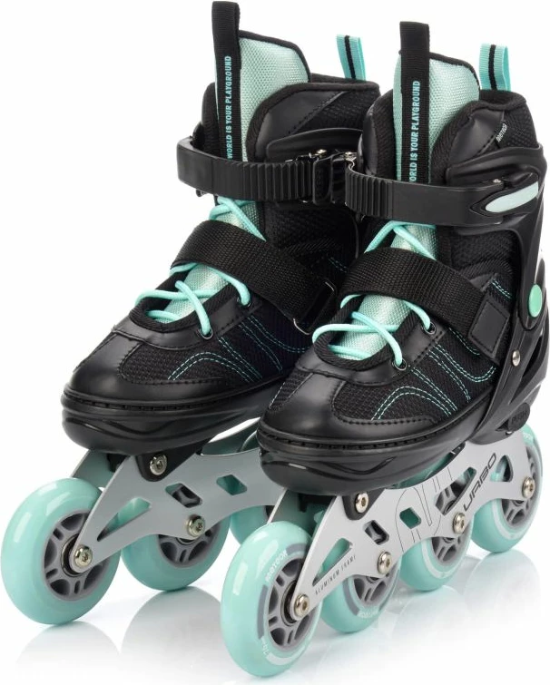 Rollera Meteor Urbo 38-41, të zeza/mint [Madhësia: Standarde]