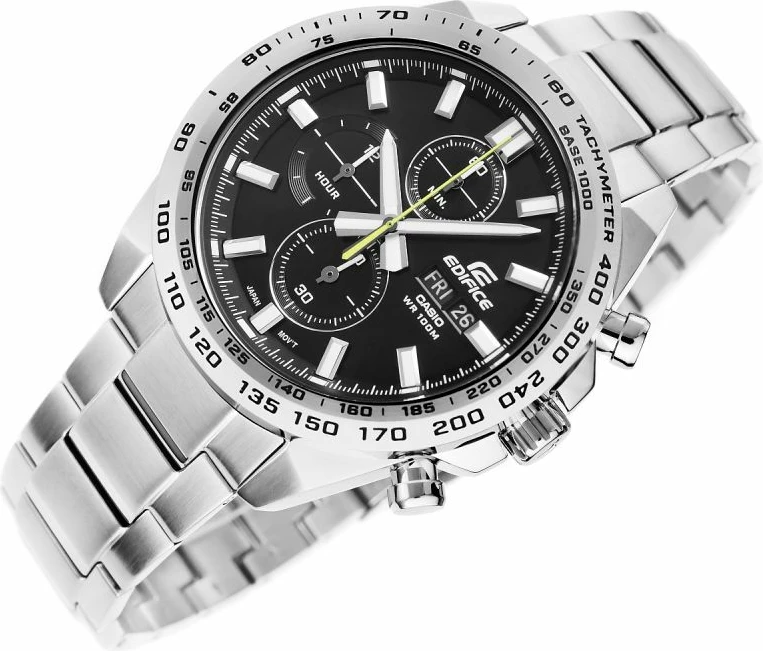 Orë dore për meshkuj Casio Edifice, argjend